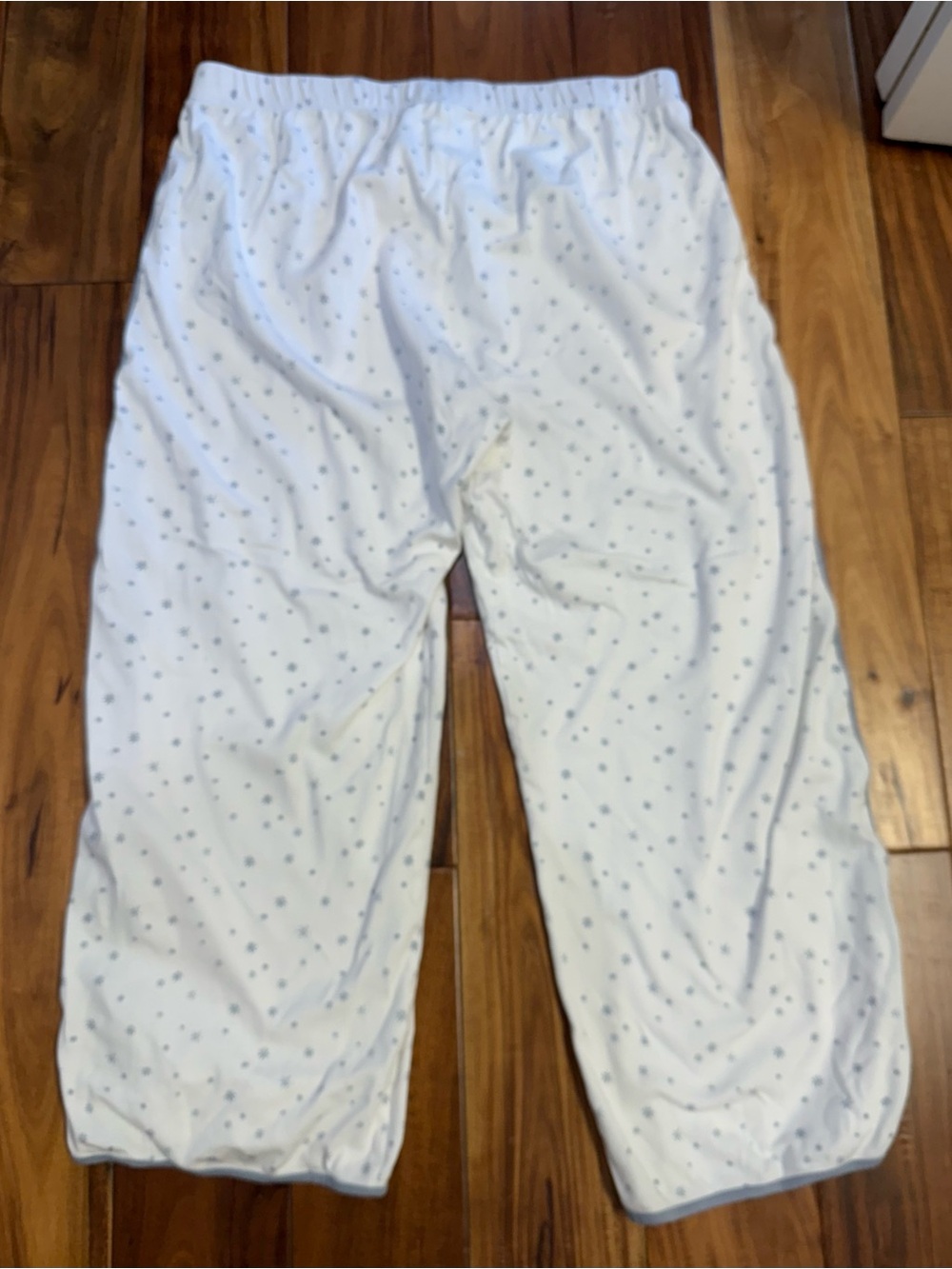Lake Pima Short-Long Pajama Set in Snowflake Print sz XL - Picture 10 of 14